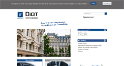 Desktop Screenshot of diot-immobilier.com