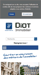 Mobile Screenshot of diot-immobilier.com